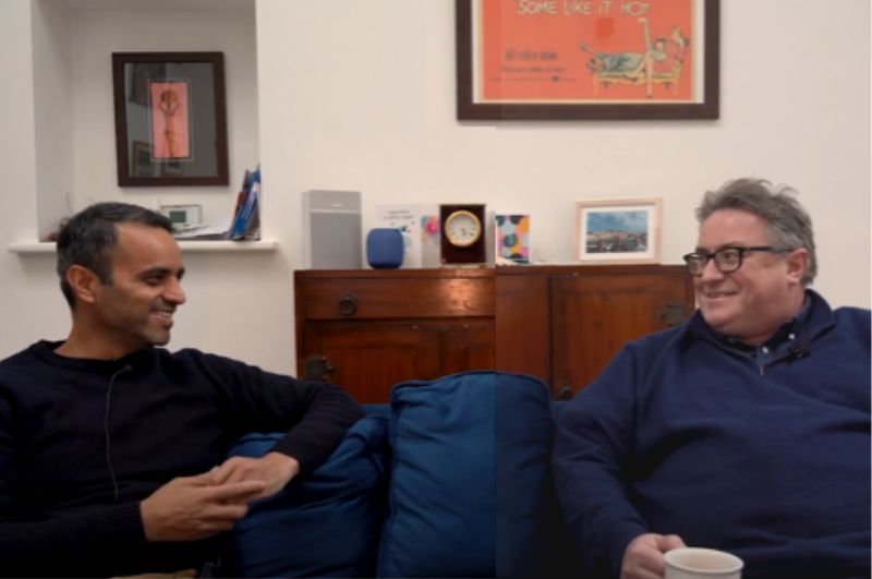 Sid Patel, CEO of Beverage Trade Network with Richard Siddle, the Co-Founder and Editor of the Buyer