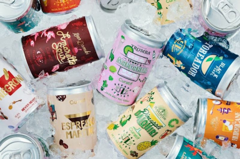 Curatif, World Class Cocktails In Cans.